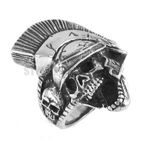 Stainless steel ring gothic skull ring SWR0178 - Click Image to Close